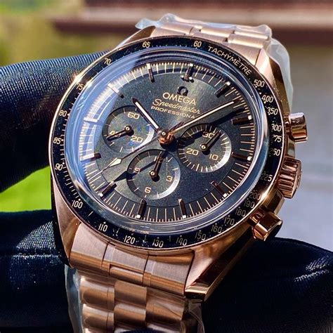 omega speedmaster rose gold|Omega Speedmaster legendary moonwatch price.